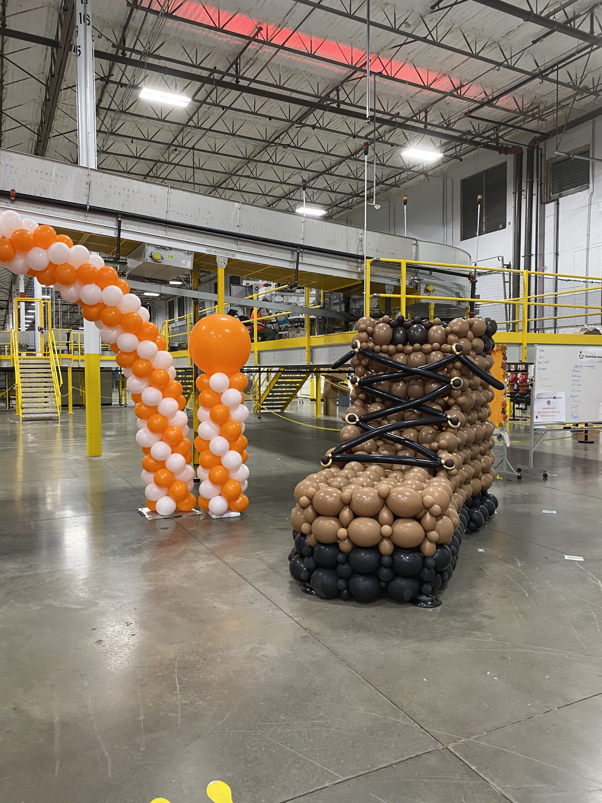 Balloon arrangements for corporate event decorations in Raleigh, NC