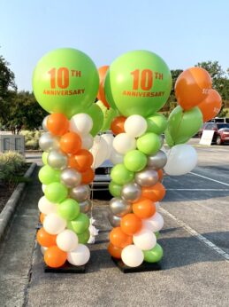 Corporate balloon columns