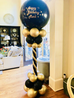 Happy Birthday Balloon Tower