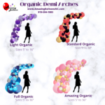 Organic Balloon Demi arches different Fullness