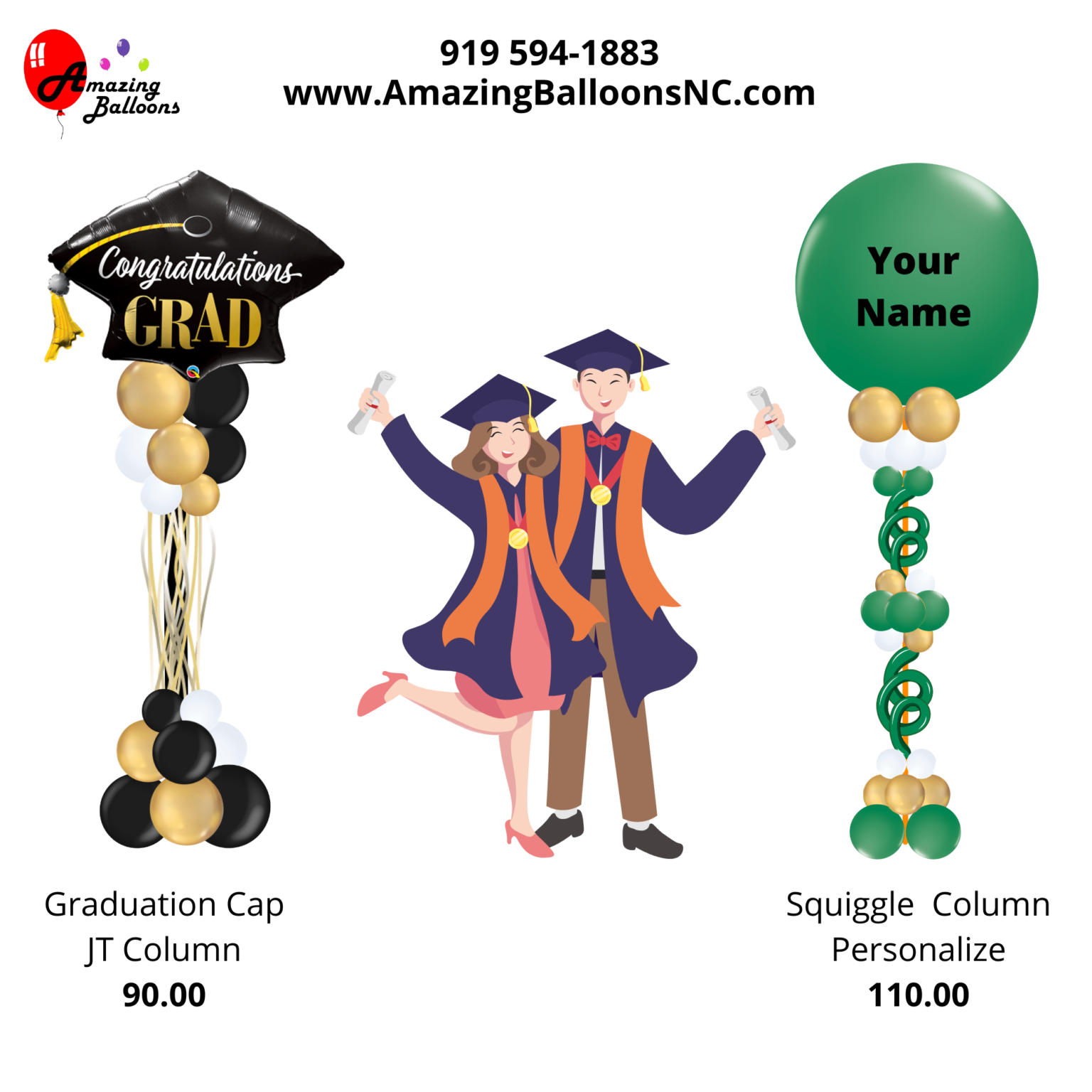Graduation balloons amazing balloons
