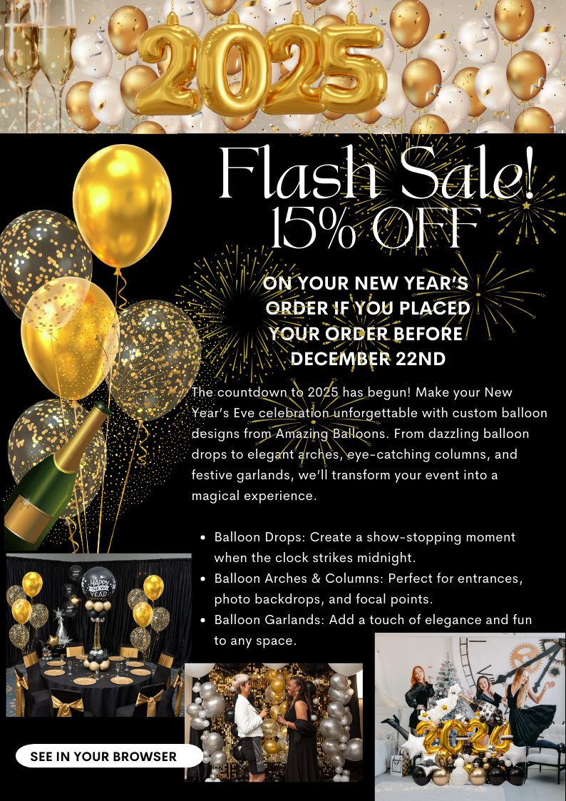 Flash Sale Online Shop Email Newsletter